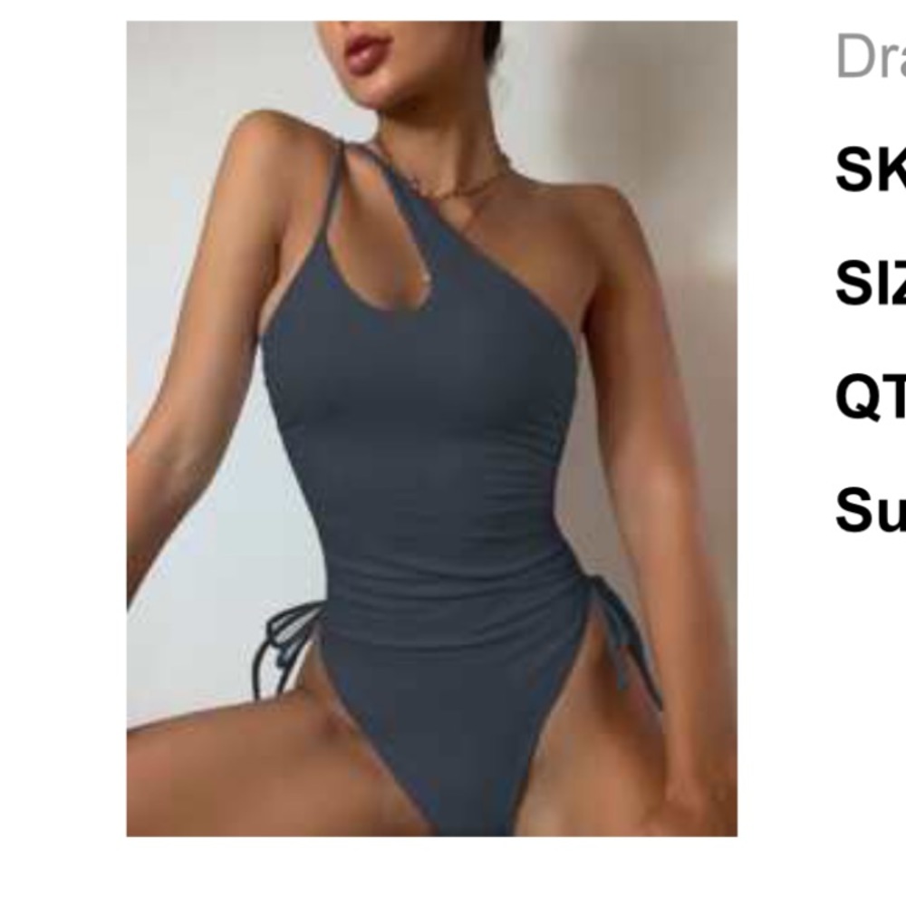 Shein one piece bathing suit